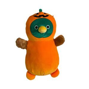 Squishmallows HugMees Avery Mallard Duck Pumpkin Costume plush toy.  16 Inch